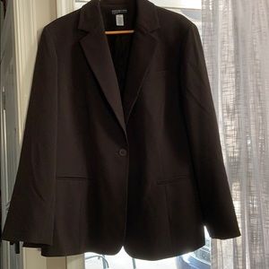 Brown suit jacket